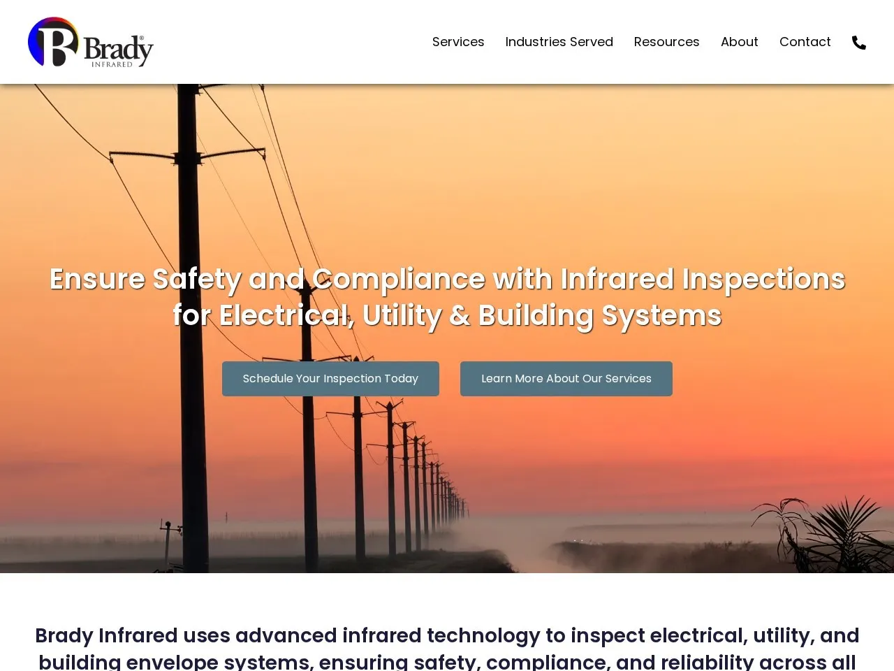 Brady Infrared live website