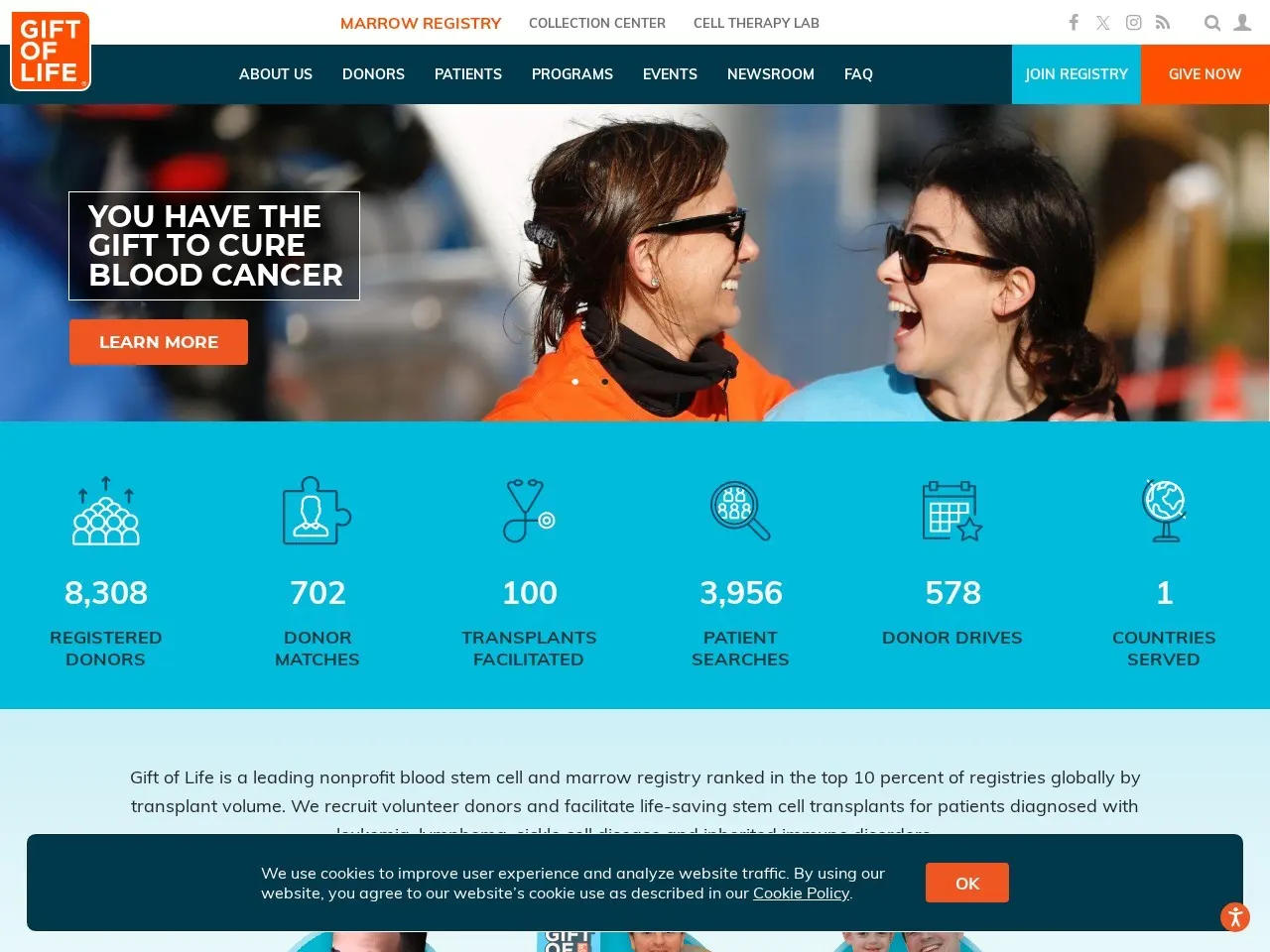 Gift of Life - India — Custom website design and build for the Gift of Life - India nonprofit