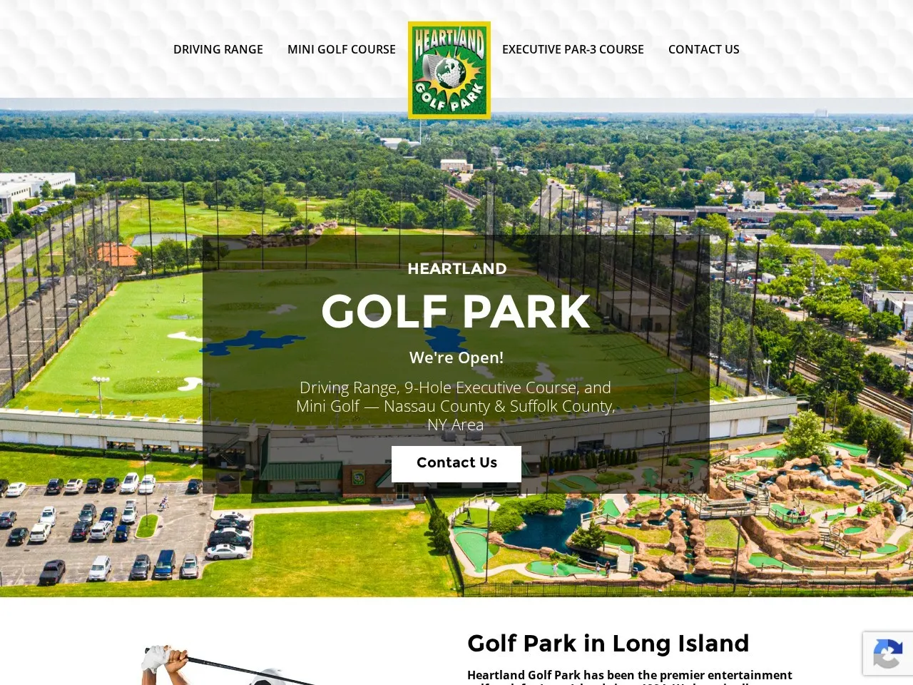 Heartland Golf Park live website