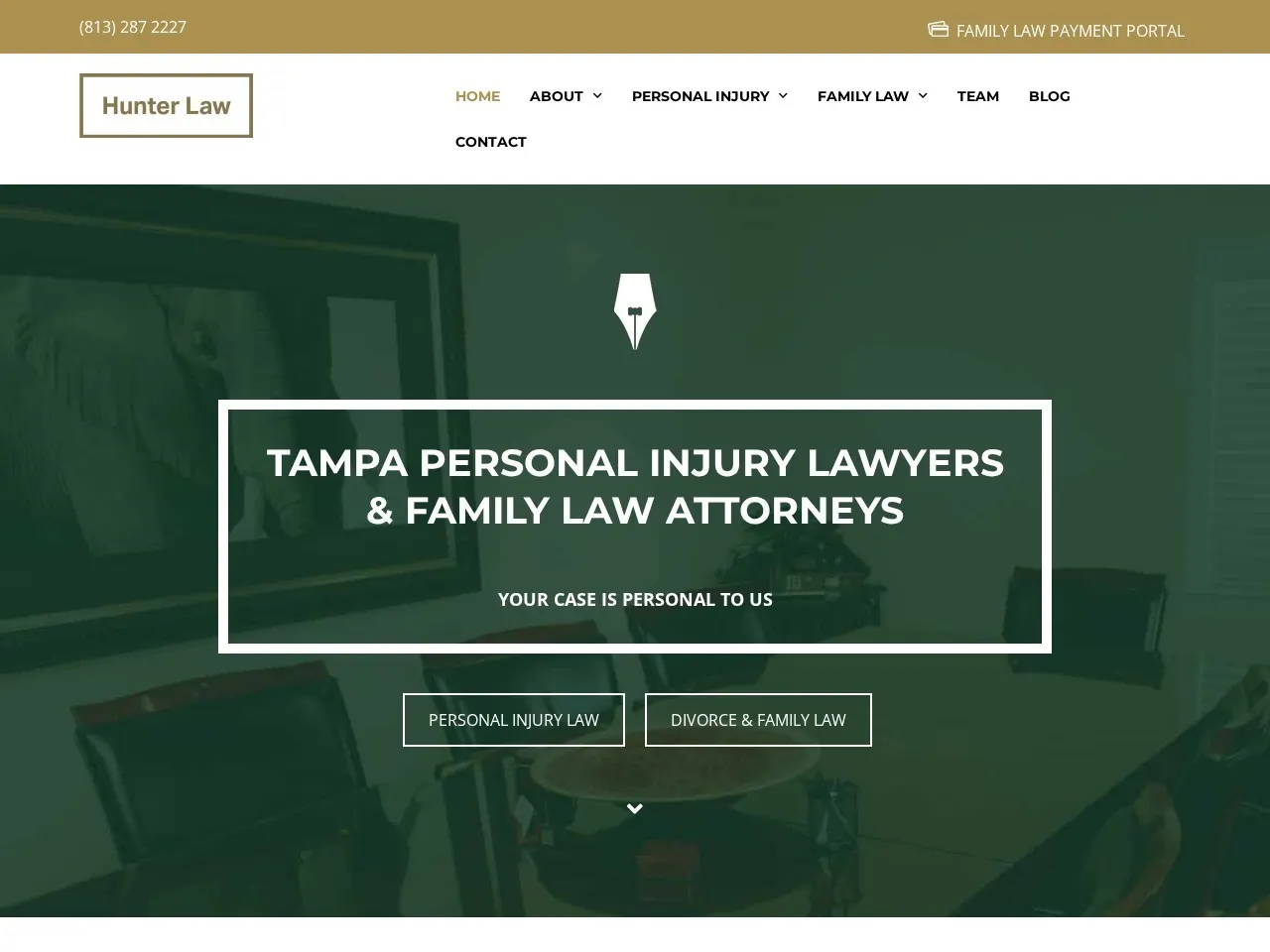 Hunter Law live website