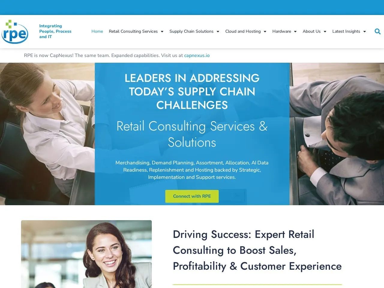 RPE Solutions — Ongoing SEO and content program for a retail planning software company