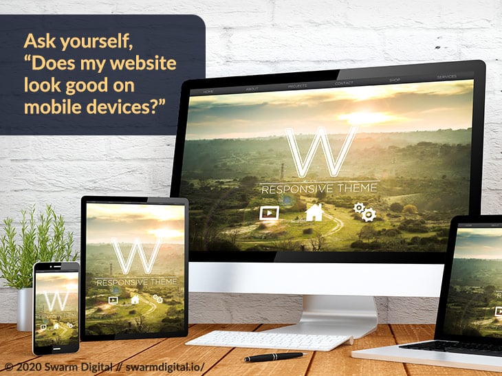 Multiple devices showcasing responsive design