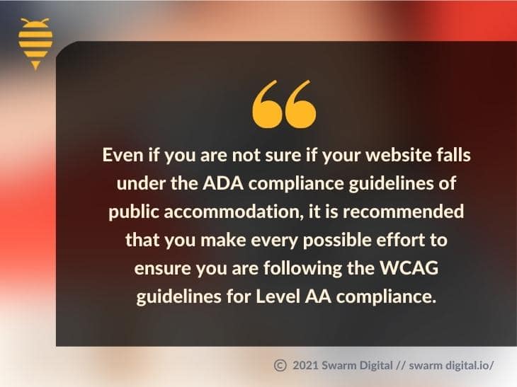 Callout 4- quote from article about ADA compliance- blurred background