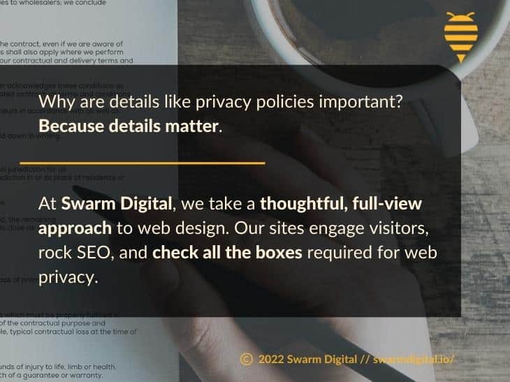 Callour 4: Swarm Digital fact from text about web design and web privacy